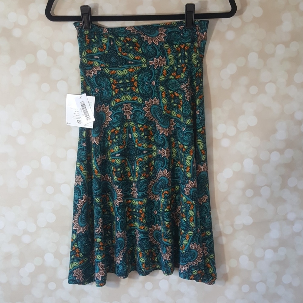 Lularoe Azure midi skirt slinky Xs